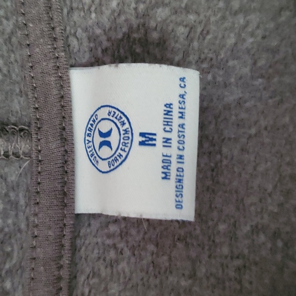 Hurley Womans Logo Floral Grey‎ Sweatshirt Hoodie Size Medium - Picture 4 of 8